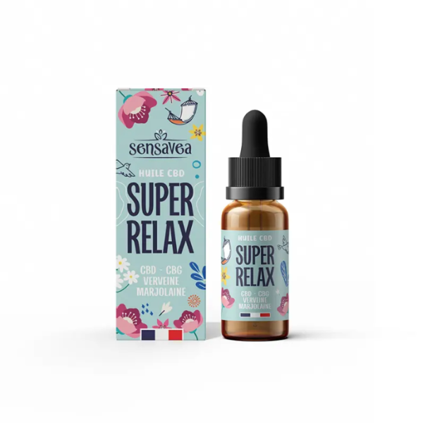 HUILE CBD SUPER RELAX par SENSAVEA