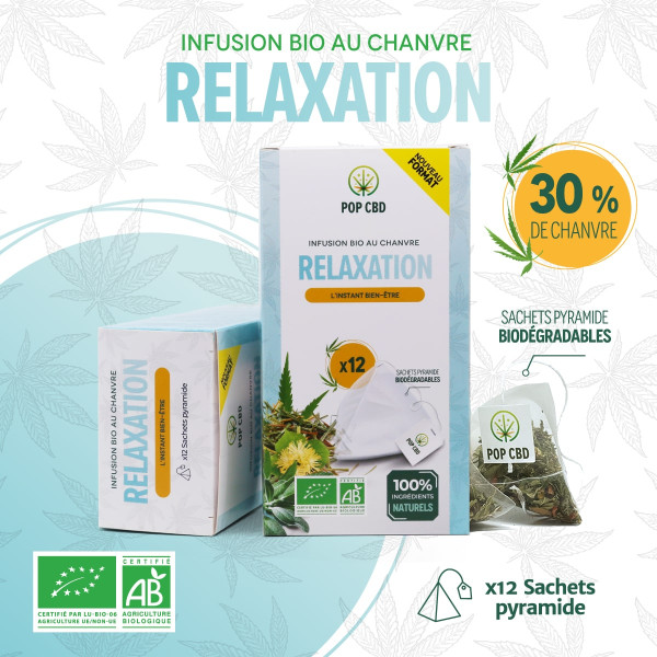 INFUSION CBD "RELAXATION" (12 sachets)